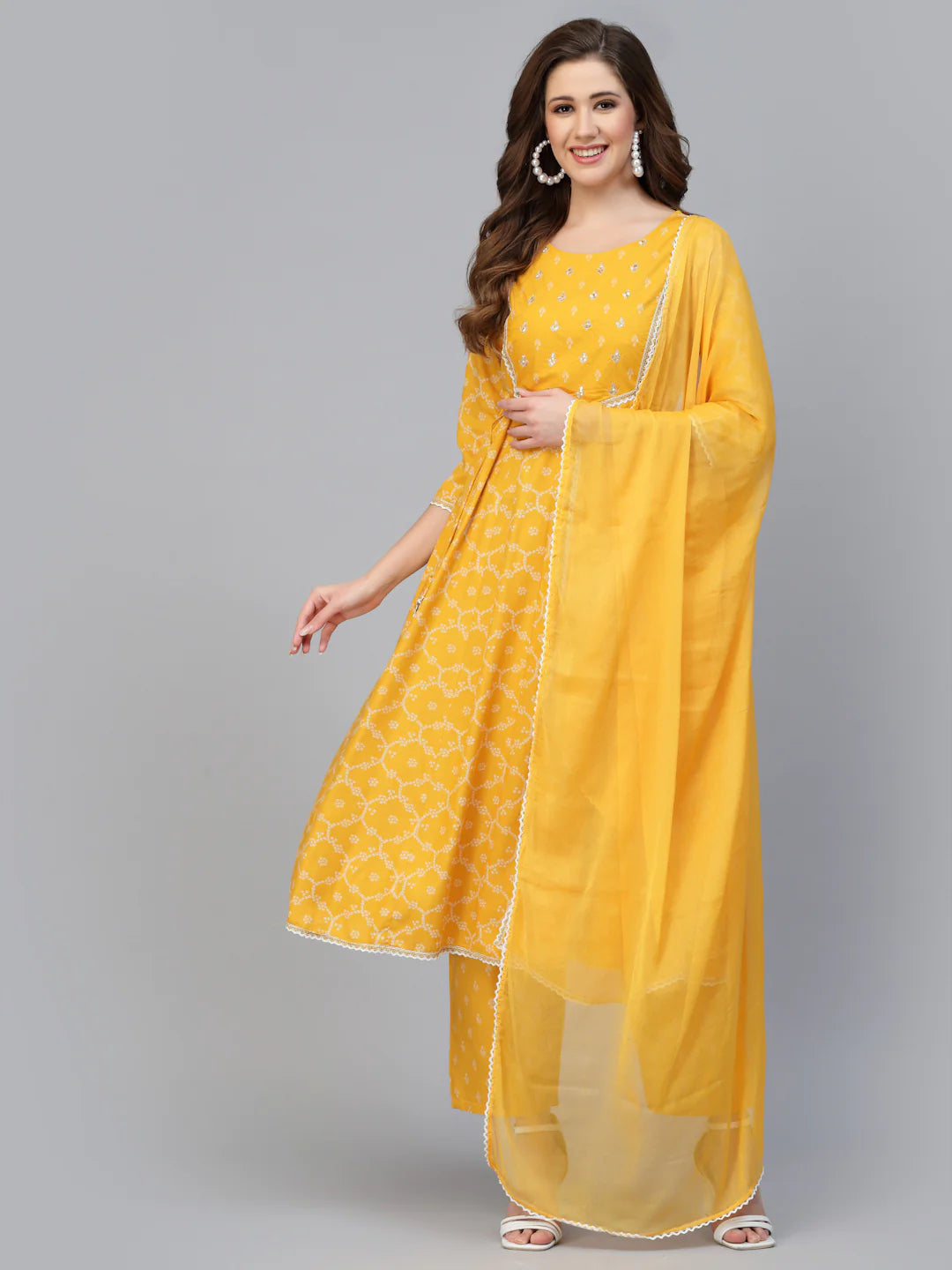 Elegant Yellow Kurta Set